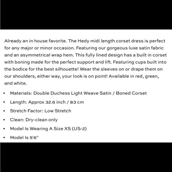 Miss CircleElegant Red satin Off-Shoulder Dress, XS - Picture 5 of 13